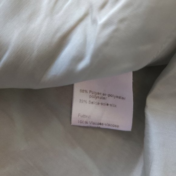 AKRIS green and brown floral pleated skirt - Picture 9 of 10